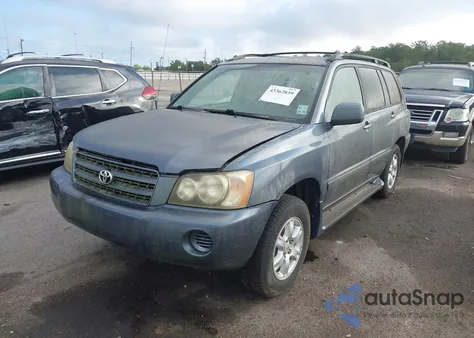 2003 Toyota Highlander V6 из США, поврежденный, VIN JTEGF21A130081297